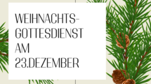 Weihnachts-Gottestdienst am 23.12-ausschnitt